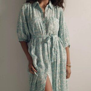 Anthropologie ~ The Irene Linen Shirt Dress by Maeve